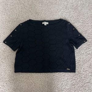 St. John Black Top, Size S